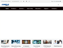 Tablet Screenshot of corelis.com